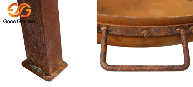 corten steel fire pit bowl corten steel fire pit bowl