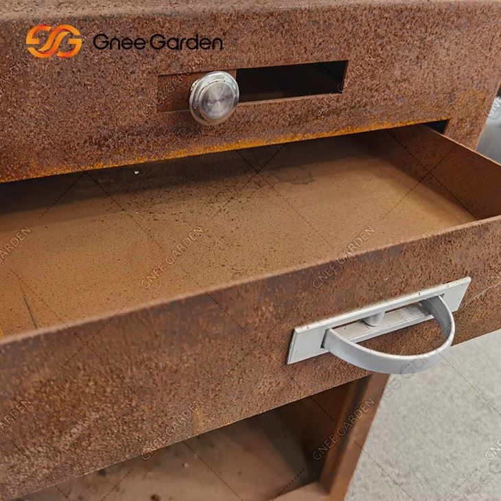 Bbq Corten Steel Plancha Barbeque Grill For Home Barbeque Luxury Heavy Duty Charcoal Grill Bbq