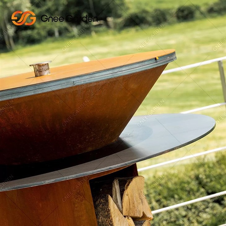 Best Supply Outdoor Corten Steel BBQ Plate