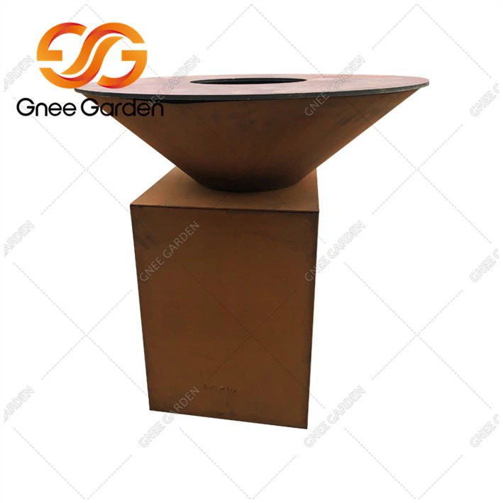 Corten smoke barbeque Pit（1）