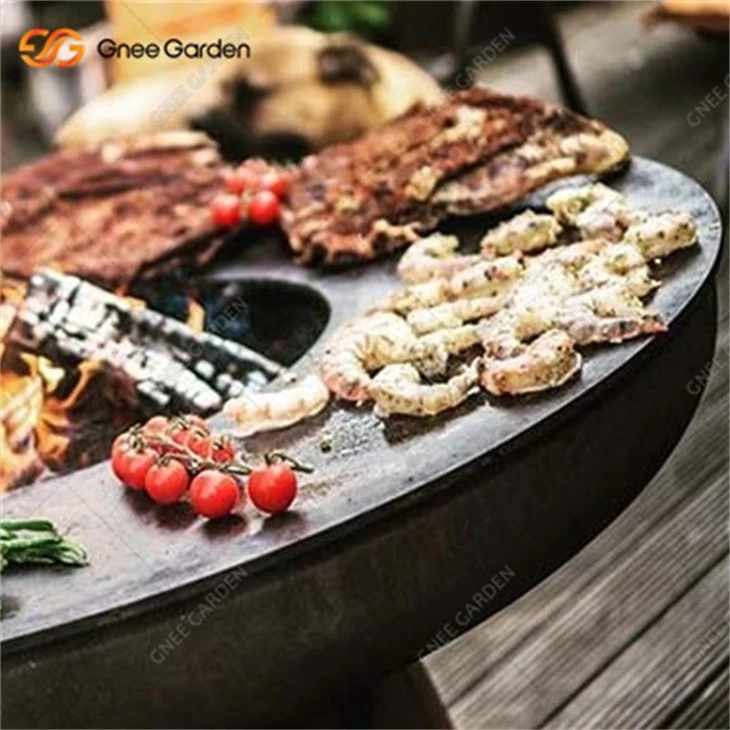 Corten Steel Barbecue Grill For Sales