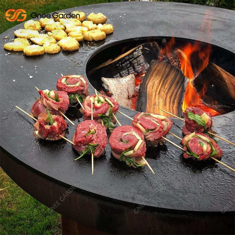 Grill de barbecue en acier Corten à vendre
