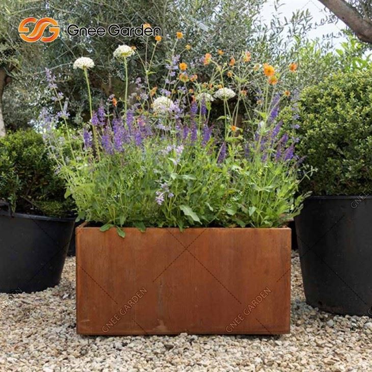 Corten Steel Outdoor Corten Steel Flowerpot