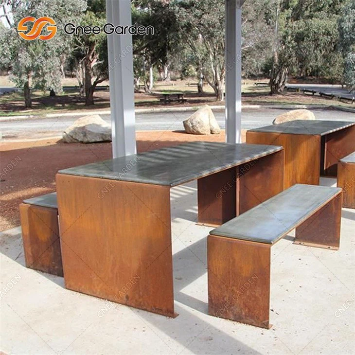 Corten Steel Patio Fumiture