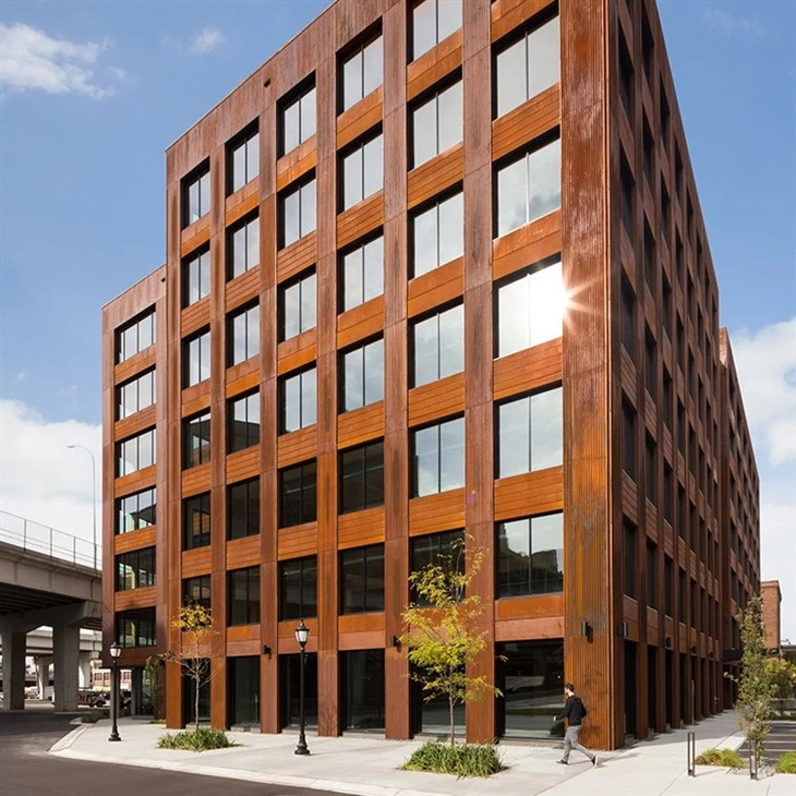 Corten Steel Rust Wall Cladding Facade Panel Corten Sheet