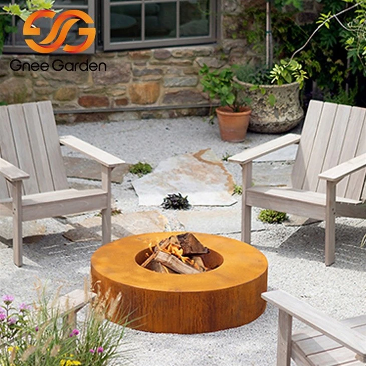 Corten wood burning fire pit(1)