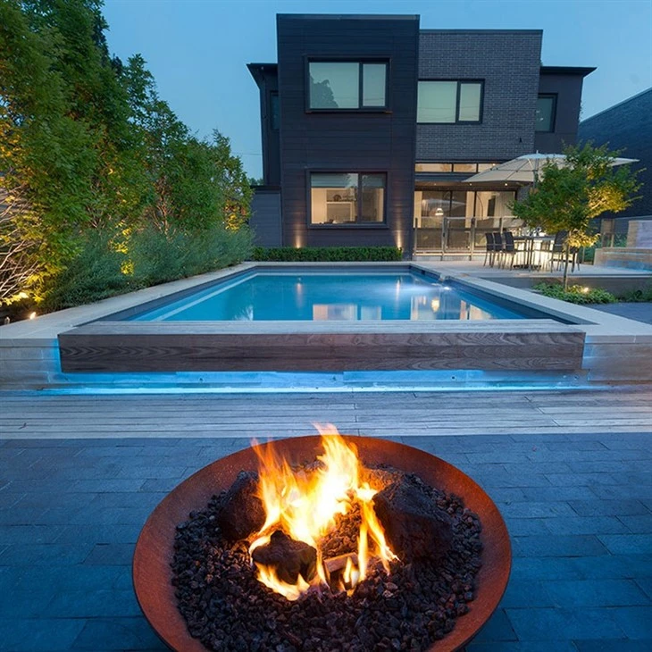 corten fire pit bowl