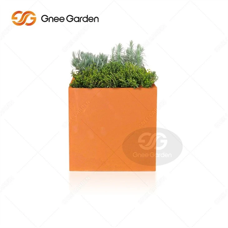 Garden Corten Steel Outdoor Flowerpot