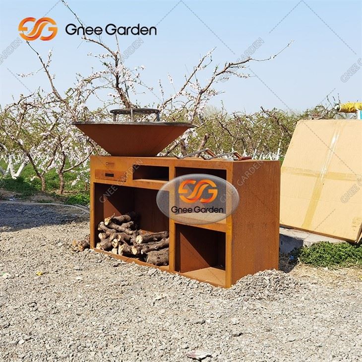 Garden Rust Corten Bbq