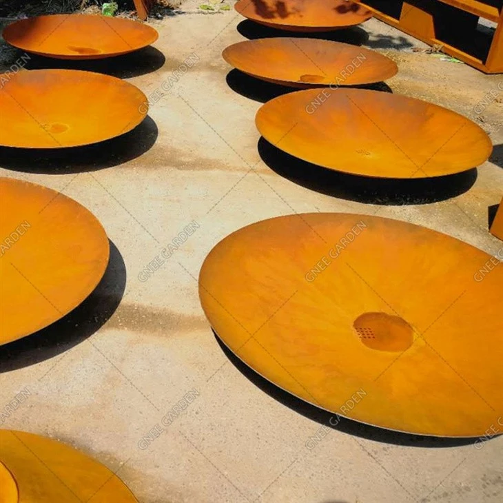 Garden Warming Decorate Corten Steel Fire Pit Bowl
