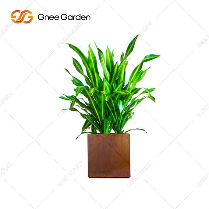 Large Flower Pots Corten Steel Material
