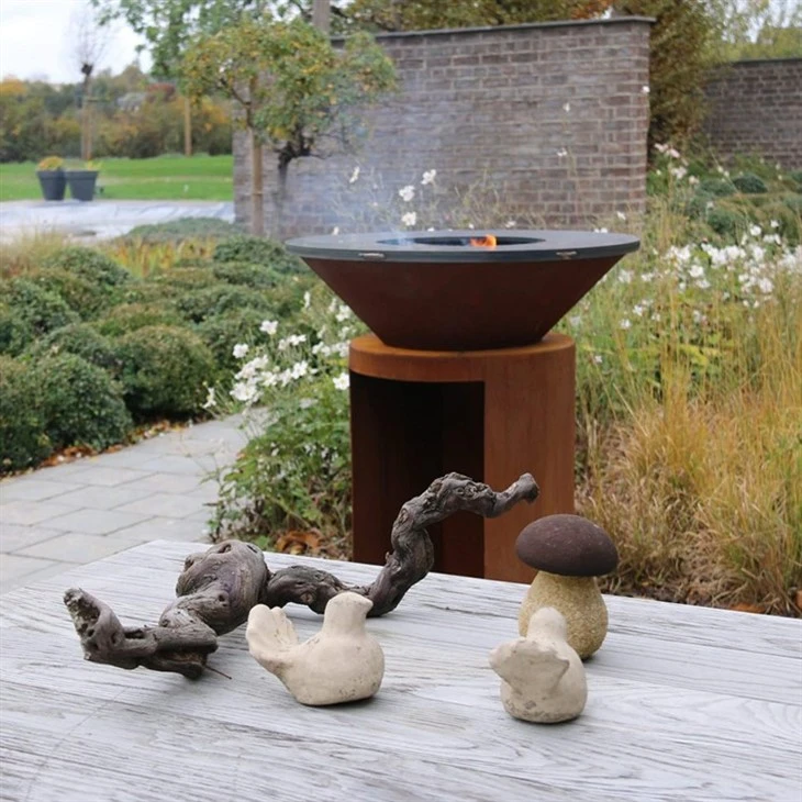 Metal BBQ Grill Corten Steel Barbecue