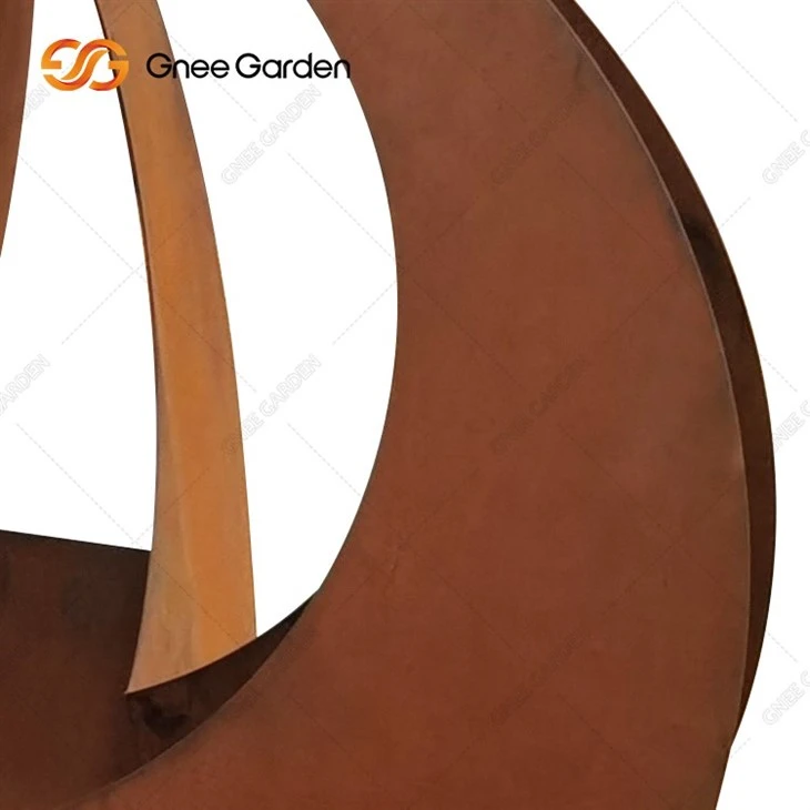 Metallic Series Corten Steel Planter Steel Pots Garden Box Corten Steel Planter