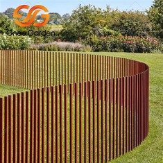 Poteaux de clôture en métal en acier Corten