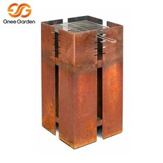 Fosse à barbecue en acier Corten