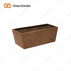 Jardinière en métal Pots de fleurs de jardin Jardinières