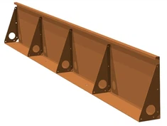 Bordure de jardin en acier Corten de bord de pelouse de jardin en métal extérieur