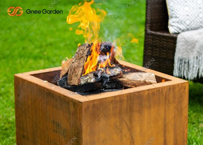 Wholesale Suppliers Corten Steel Outdoor Wood Burning Fire Pit