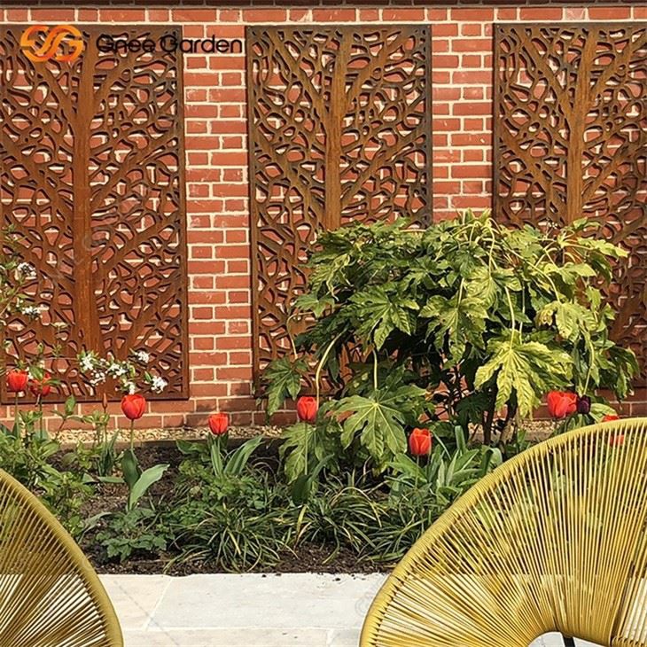 Decorative Screen Panel Corten