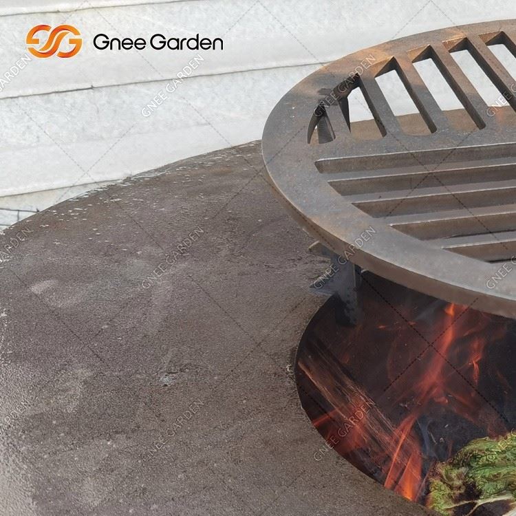 Corten Steel outdoor grill