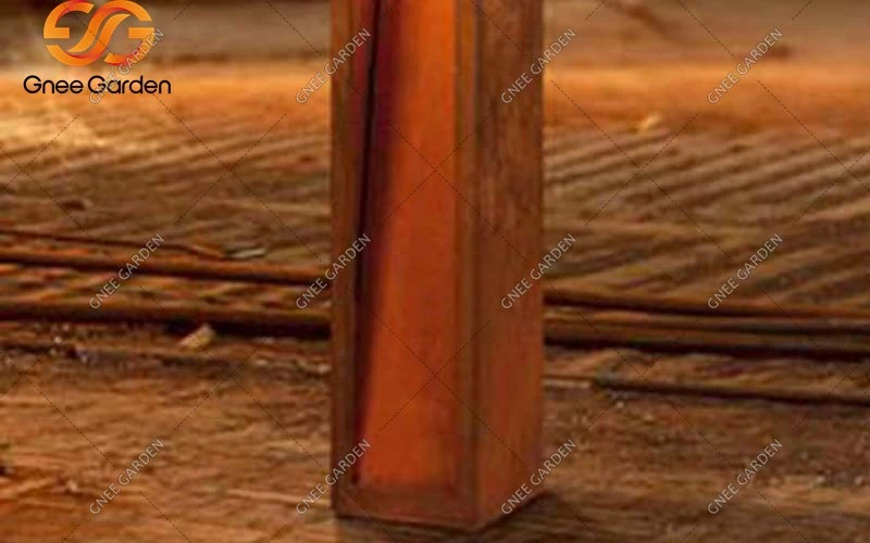 weathering steel outdoor lighting sculpture garden lights weathering steel outdoor lighting sculpture garden lights